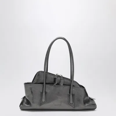 Attico La Passeggiata Small Bag In Dark Grey In Gray