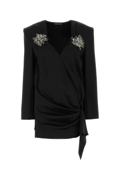 Attico The  Mini Dress In Black