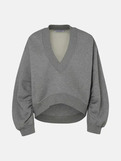 Attico The  Sweatshirt In Grey