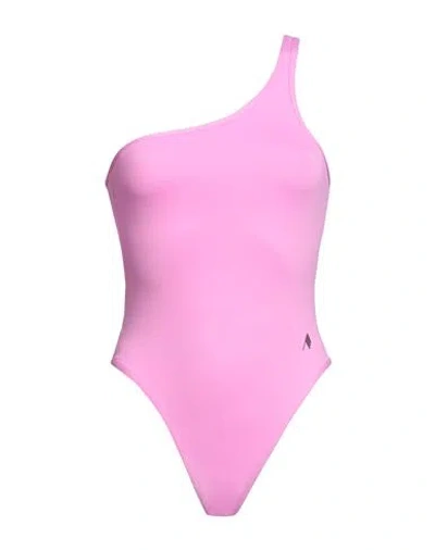 Attico The  Woman One-piece Swimsuit Pink Size L Polyamide, Elastane