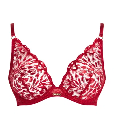 Aubade Crazy In Love Triangle Bra In Red