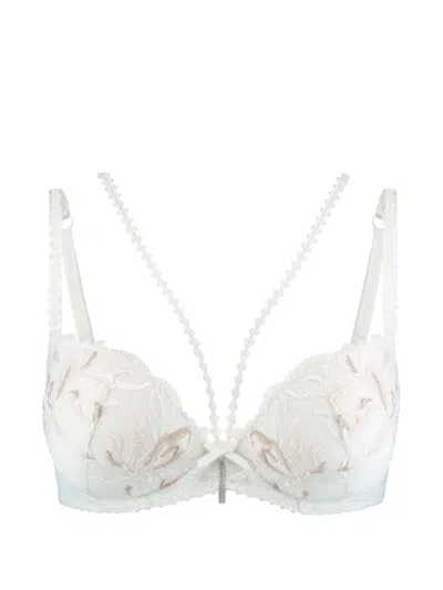 Aubade Encre De Chine Push-up Bra In ホワイト