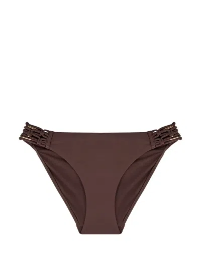 Aubade Gipsy Muse Braided Bikini Briefs In Brown