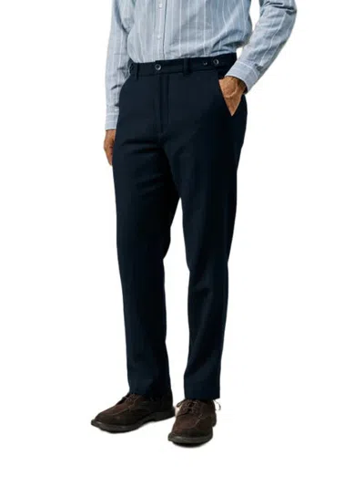 Aubin Marlborough Wool Suit Pants In Navy
