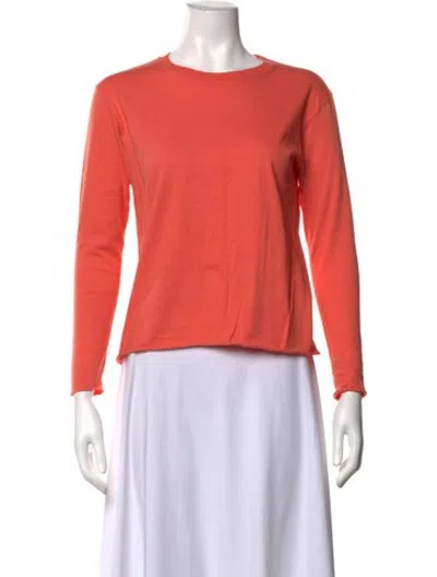 Pre-owned Auralee Crew Neck Sweater W/ Tags In Orange