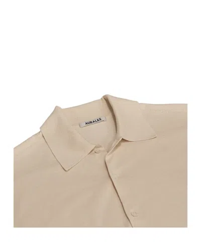Auralee Long Sleeve Shirt In Neutral