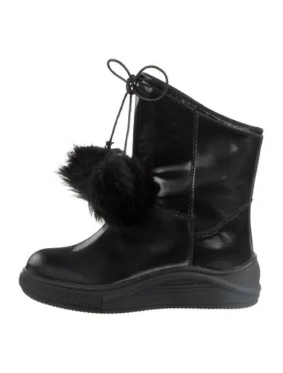 Pre-owned Australia Luxe Collective Leather Boots In Black