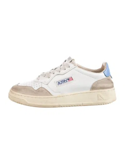 Pre-owned Autry Leather Sneakers In Neutrals/white