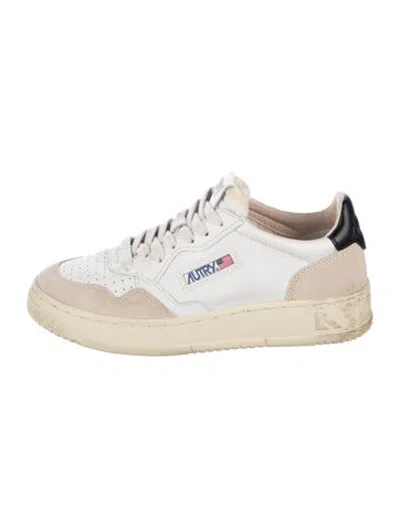 Pre-owned Autry Leather Sneakers In White