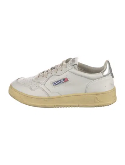 Pre-owned Autry Leather Sneakers In White