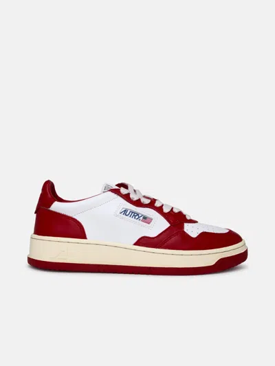 Autry Sneaker Medalist Rossa In White