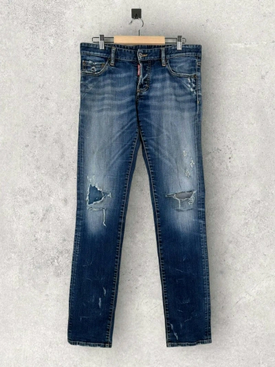 Pre-owned Avant Garde X Dsquared2 Avant Garde Jeans Pants Trousers In Blue