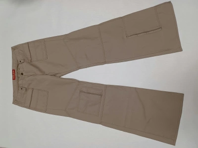 Pre-owned Avant Garde X Guess Avant Garde Guess Flare Multipocket Cargo Pants In Beige
