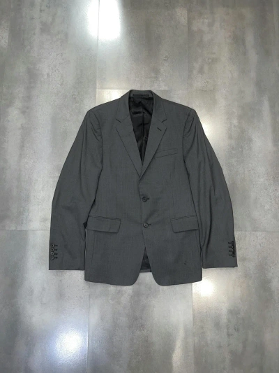 Pre-owned Avant Garde X Prada Fw10 Prada Dark Gray Wool Blazer