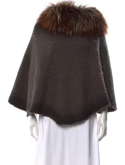 Pre-owned Avant Toi Alpaca Mock Neck Sweater In Brown