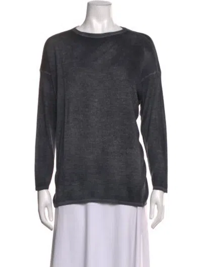 Pre-owned Avant Toi Cashmere Crew Neck Sweater In Grey