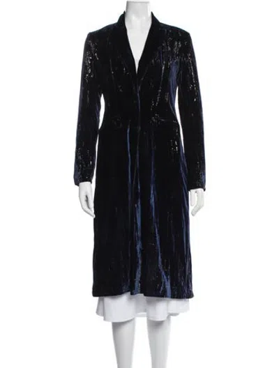Pre-owned Avant Toi Patterned Coat In Black