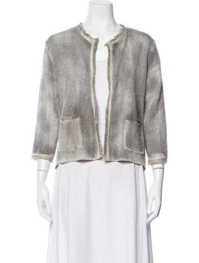 Pre-owned Avant Toi Patterned Jacket In Grey