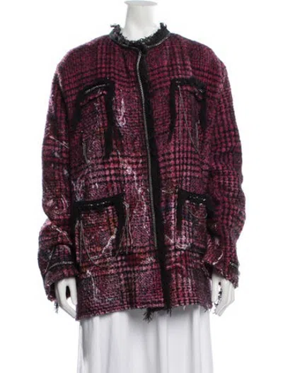 Pre-owned Avant Toi Tweed Pattern Jacket In Multicolor