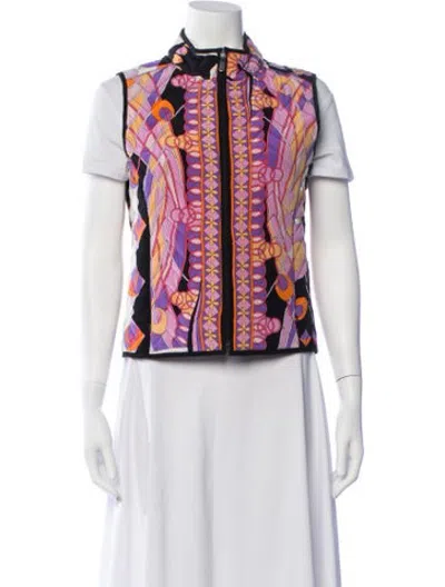 Pre-owned Averardo Bessi Vintage Silk Vest In Multicolor