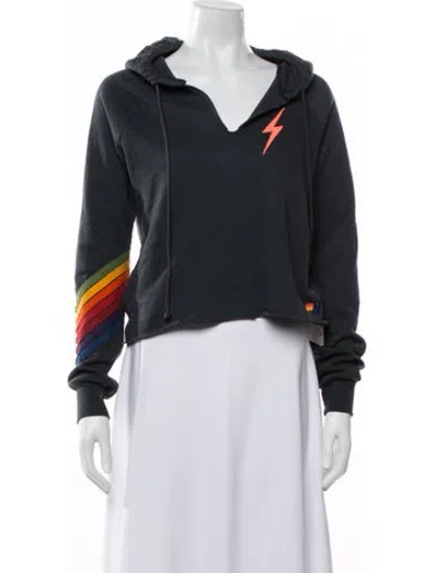 Pre-owned Aviator Nation Graphic Print Jacket In Multicolor
