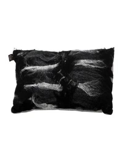 Pre-owned Aviva Stanoff Throw Pillow In Black