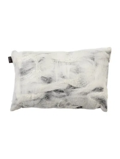 Pre-owned Aviva Stanoff Throw Pillow In Neutrals
