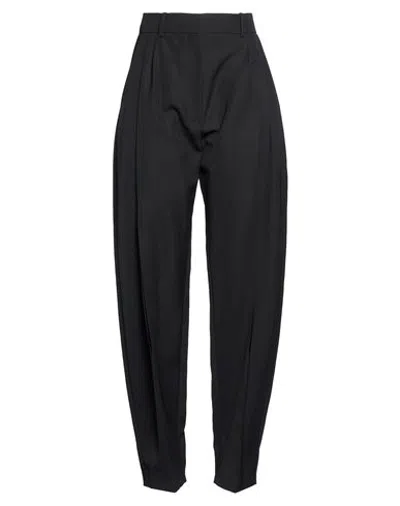 A.w.a.k.e. A. W.a. K.e. Mode Woman Pants Black Size 8 Polyester, Virgin Wool