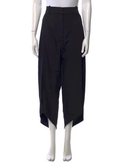Pre-owned A.w.a.k.e. Wide Leg Pants In Black