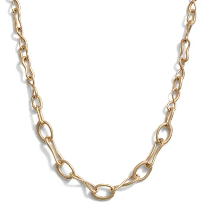 Awe Inspired 5 Charm Collector Collar Necklace In Gold