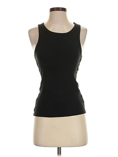 Pre-owned Ayr Tank Top Black Strapless Neckline Tops
