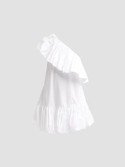 Azeeza Women's Effie Poplin Mini Dress In White