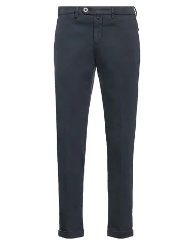 B Settecento Man Pants Midnight Blue Size 30 Cotton, Elastane