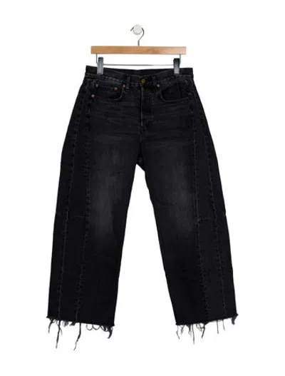 Pre-owned B Sides High-rise Wide Leg Jeans In Blue