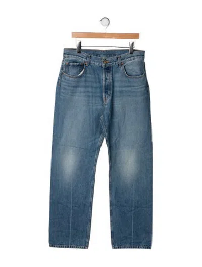 Pre-owned B Sides Mid-rise Straight Leg Jeans In Blue