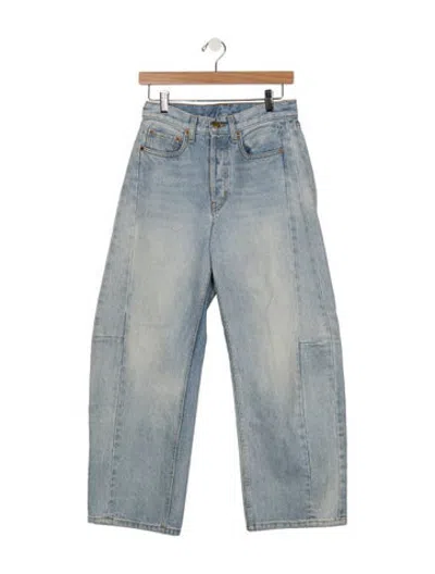 Pre-owned B Sides Mid-rise Wide Leg Jeans In Pink
