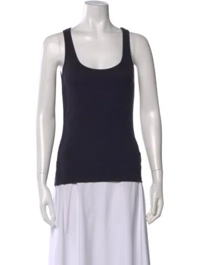 Pre-owned B Sides Scoop Neck Sleeveless Top In Blue