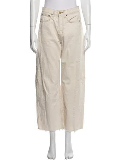 Pre-owned B Sides Wide Leg Pants In White