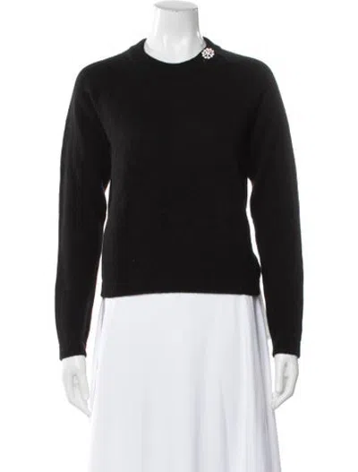 Pre-owned Ba&sh Alpaca Crew Neck Sweater W/ Tags In Black