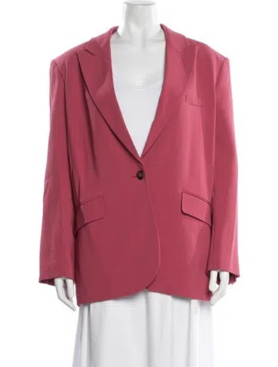 Pre-owned Ba&sh Blazer In Pink