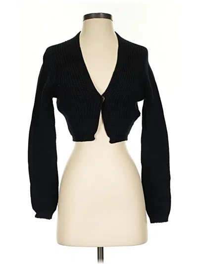 Pre-owned Ba&sh Cardigan Sweater In Black
