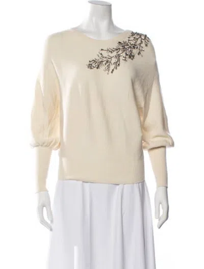 Pre-owned Ba&sh Crew Neck Sweater In Neutrals