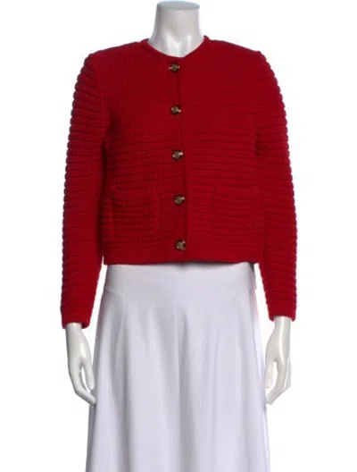 Pre-owned Ba&sh Crew Neck Sweater In Red