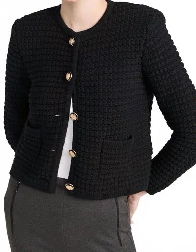 Ba&sh Gaspard Cardigan Sweater In Black