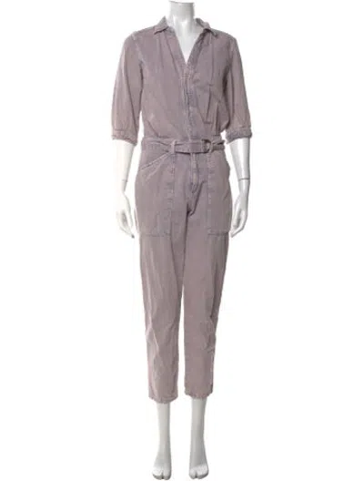 Pre-owned Ba&sh Jumpsuit In Purple