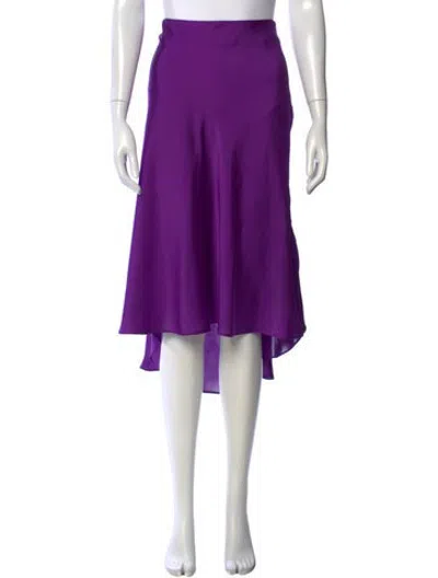 Pre-owned Ba&sh Midi Length Skirt In Purple