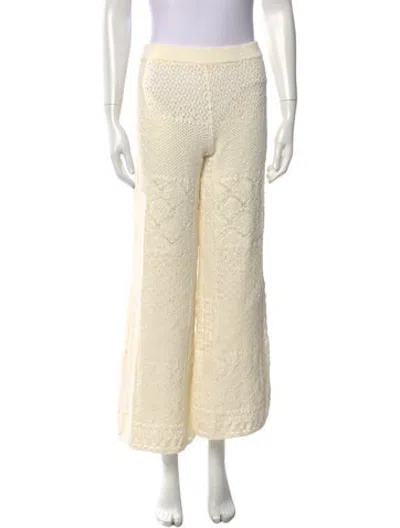 Pre-owned Ba&sh Patterned Wide Leg Pants W/ Tags In Neutrals