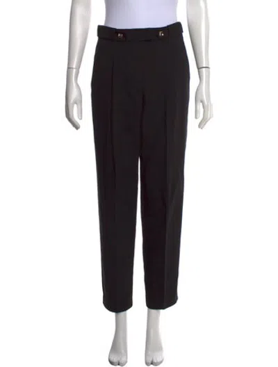 Pre-owned Ba&sh Straight Leg Pants In Black
