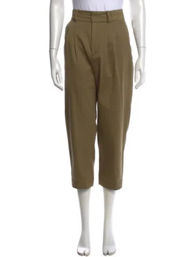 Pre-owned Ba&sh Straight Leg Pants In Green