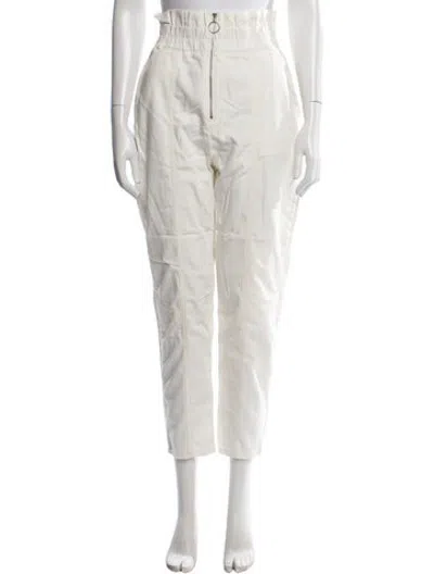 Pre-owned Ba&sh Straight Leg Pants In Neutrals